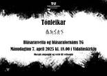 Tónleikar blásarasveita og blásarafornáms mánudaginn 7. apríl kl. 18.00 í Vídalínskirkju